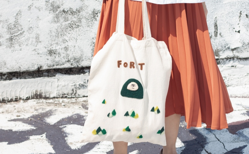 Miss Forest Needle-Felting Eco-bag / 森林少女 羊毛氈刺繡環保袋